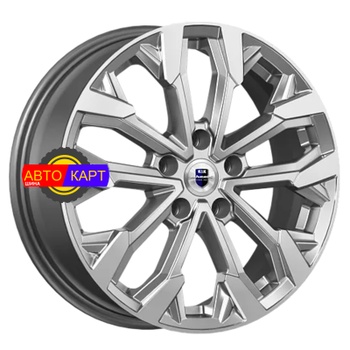 6,5x17/5x112 ET43 D66,6 Морейн (КС1046) Дарк платинум