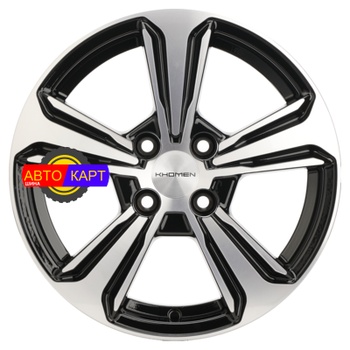 6x15/4x100 ET48 D54,1 KHW1502 (Rio/Solaris) Black-FP