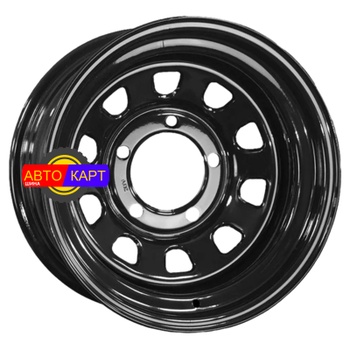 10x15/5x139,7 ET-44 D110 УАЗ Semicircle Gloss Black (LTM)