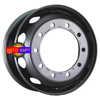 8,25x22,5/10x335 ET165 D281 M22 Black (RZB15098OE) (12,5 мм) ИСУЗУ, автобусы иномарки 3 750 кг