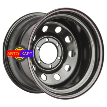 10x16/6x139,7 ET-44 D110 Toyota Nissan Round Черный (LTM)