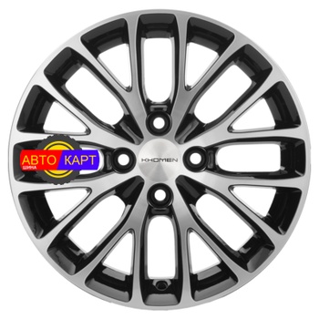 6x15/4x100 ET48 D54,1 KHW1506 (Rio/Solaris) Black-FP