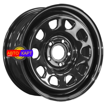 7x17/5x114,3 ET40 D66,1 Nissan Qashqai/ X-Trail/ Toyota Rav4 Semicircle Gloss Black (LTM)