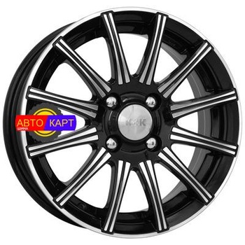 5x13/4x98 ET38 D58,5 Сиеста (КС477) Алмаз черный