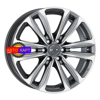 8x18/6x139,7 ET53 D92,3 Safari 6 Gunmetal Mirror Face