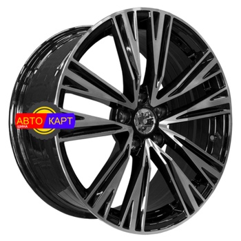8x18/5x114,3 ET35 D67,1 FF1083 Gloss Black Machine Face (PDW)