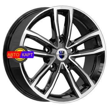 6,5x17/5x112 ET43 D66,6 Каланг (КС1086) Алмаз черный