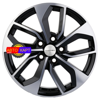 7x17/5x112 ET49 D57,1 KHW1703 (Octavia) Black-FP