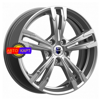 7x18/5x112 ET43 D57,1 Karrera Light (КС935) Дарк платинум брайт