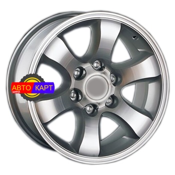 8,5x20/6x139,7 ET25 D106,1 TY2 Sil (пш)