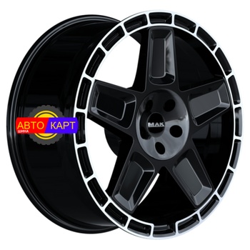 9x20/6x139,7 ET55 D95,10 Trek Gloss Black Mirror Ring