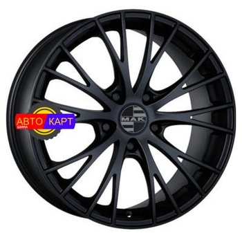 9x19/5x112 ET21 D66,6 Rennen Matt Black