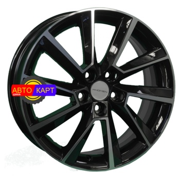 6x16/5x100 ET45 D54,1 KHW1604 (Yaris) Black-FP