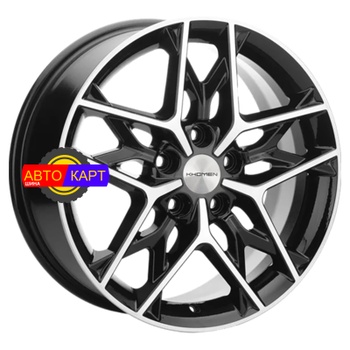 7x17/5x108 ET45 D60,1 KHW1709 (Chery Tiggo 3/Tiggo 3 Pro) Black-FP