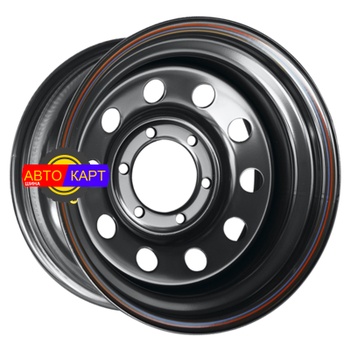 7x16/6x139,7 ET30 D110 Тойота Ниссан Черный (с увелич. полкой)