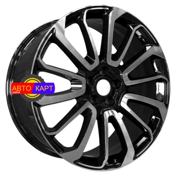 9,5x22/5x120 ET45 D72,56 7013 Gloss Black Machine Face (PDW)