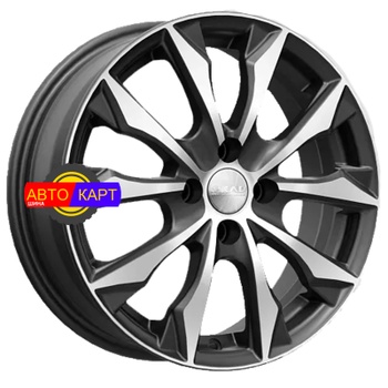6x16/5x114,3 ET43 D67,1 Нагоя (КЛ312) Алмаз бархат новый