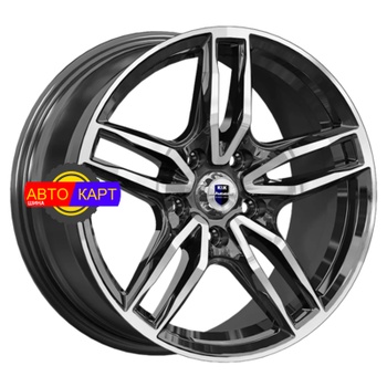 8x17/5x112 ET40 D57,1 Бартон (КС1110) Алмаз черный