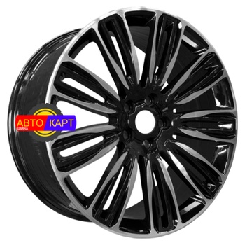 9,5x21/5x120 ET48 D72,56 5312 Gloss Black Machine Face (PDW)
