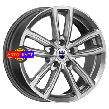 6,5x17/5x112 ET43 D66,6 Каланг (КС1086) Дарк платинум