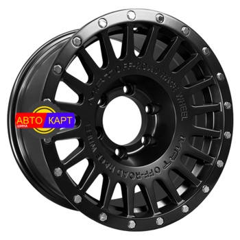 8x16/6x139,7 ET0 D106,1 1021 Matt Black (HNGD)