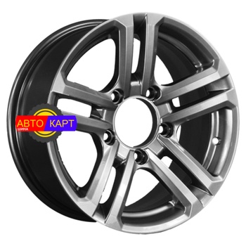 7x16/5x139,7 ET5 D110.1 (КиК Палладика) Дарк платинум