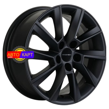 6x15/5x100 ET38 D57,1 KHW1507 (Rapid/Fabia) Black matt