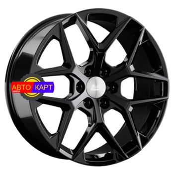 9x22/6x139,7 ET30 D100,1 1372 BK (конус, Колпак+лого)