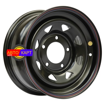 7x15/5x139,7 ET25 D98,5 ВАЗ Нива Х (треуг. мелкий) Черный (LTM) (с увелич.полкой)