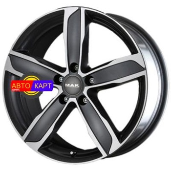 8x18/5x112 ET50 D57,1 Stadt Gunmetal Mirror Face