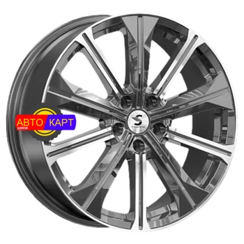 7x19/5x112 ET43 D57,1 КР013 (Tiguan) Diamond Gloss Graphite