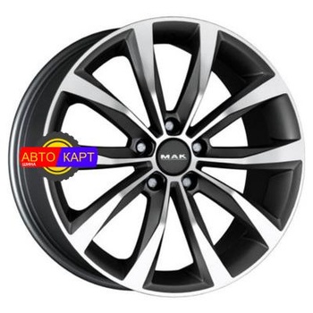 7x17/5x98 ET41 D58,1 Wolf Gunmetal Mirror Face