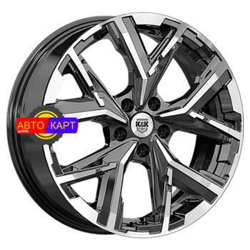 6,5x18/5x114,3 ET50 D54,1 Айона (КС1169) Алмаз черный