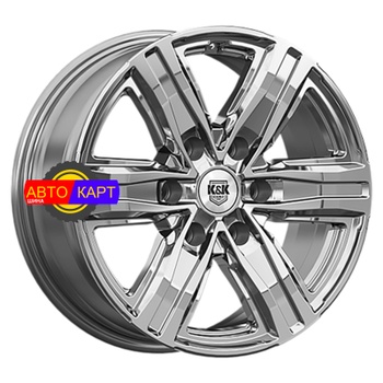 7,5x17/6x139,7 ET25 D77,9 R8 (КС1174) Дарк платинум