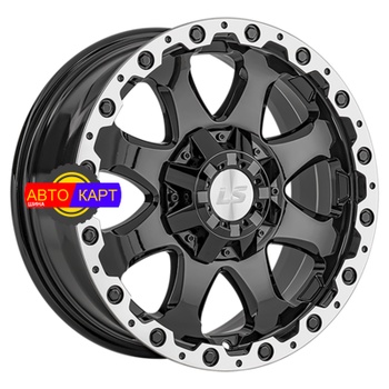8x17/6x139,7 ET36 D100,1 1375 BKL (конус, Колпак+лого)