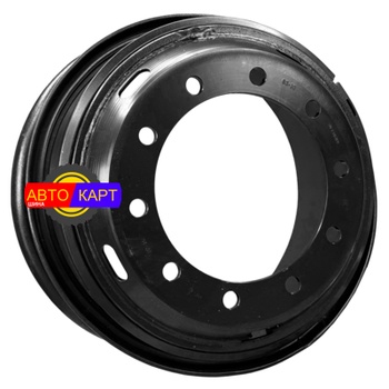 8,5x20/10x335 ET173 D281 M22 Black (63-М8.5-3101012) (12 мм) МАЗ-Урал-Ивеко-6539/6339 3 750 кг