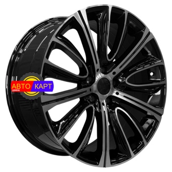 9,5x19/5x112 ET33 D66,56 5241 Gloss Black Machine Face (PDW)