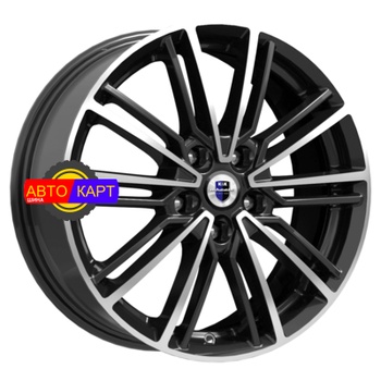 7x17/4x100 ET45 D67,1 Эрфурт (КС903) Алмаз черный
