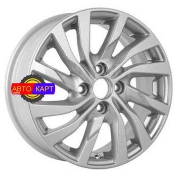 6x15/4x100 ET37 D60,1 Lada XRAY (КС882) Сильвер