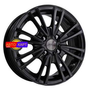 5,5x14/4x100 ET45 D54,1 Пантера (КЛ109) Черный бархат