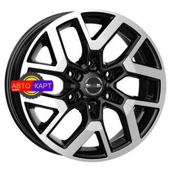 7,5x17/6x139,7 ET33 D100,1 Gravel Black mirror