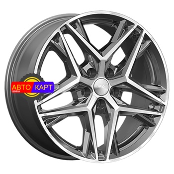 8x18/5x120 ET45 D65,1 Челси (КЛ1100) Алмаз графит