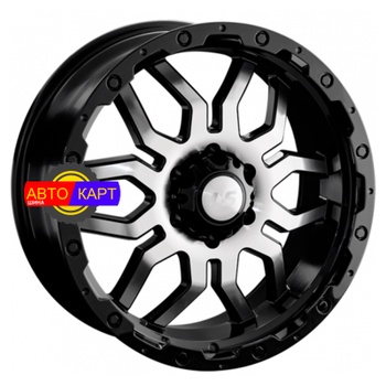 7x16/5x139,7 ET35 D98,5 1285 BKF (конус, Колпак+лого)