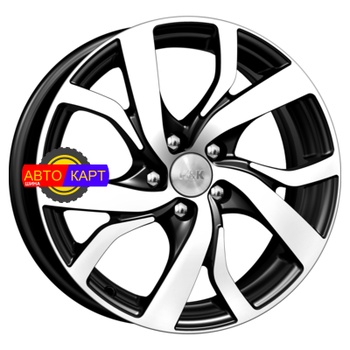 6,5x16/5x114,3 ET47 D66,1 Палермо-оригинал (КС607) Алмаз черный КС607