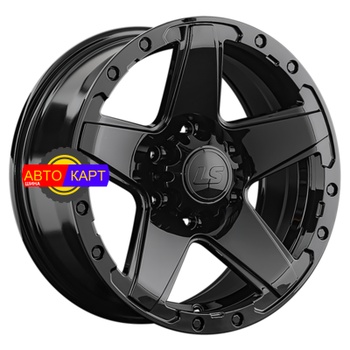 8x17/6x139,7 ET30 D100,1 1284 BK (конус, Колпак+лого)