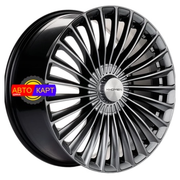 8,5x20/5x112 ET48 D66,6 KHOMEN 2008 TURBO II Vito Dark Chrome