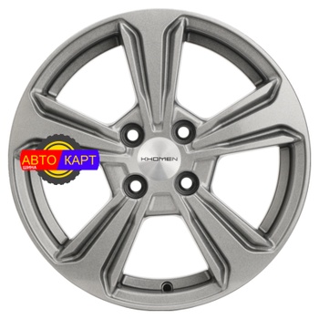 6x15/4x100 ET45 D54,1 KHW1502 (Solano) G-Silver