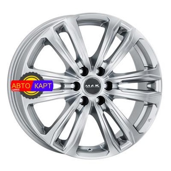 8x18/6x130 ET53 D84,1 Safari 6 Silver