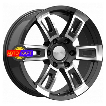 8x18/6x139,7 ET30 D67,1 Тор (КЛ252) Алмаз (АРС 014 black)