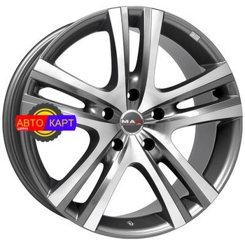 8x18/5x114,3 ET40 D60,1 Aria Gunmetal Mirror Face